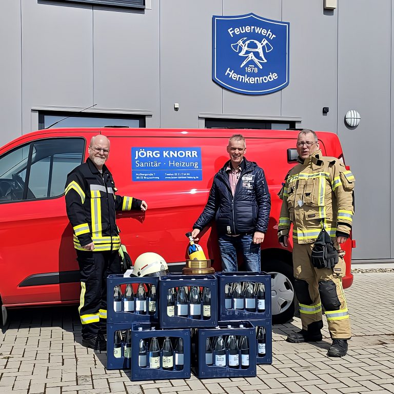 Firma Jörg  Knorr Heizung & Sanitär aus Braunschweig unterstützt den AGT-O Marsch in Hemkenrode