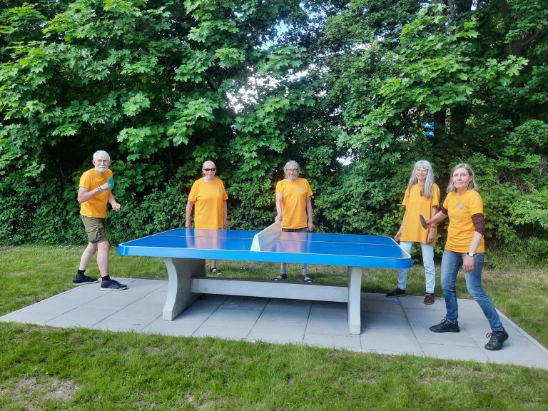 Einweihung der Tischtennisplatte
