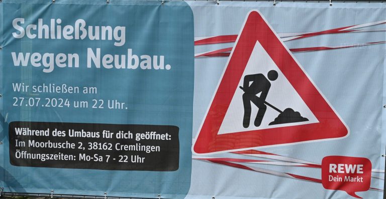 Umbau im REWE MARKT “ Ost“ jetzt geht es los!