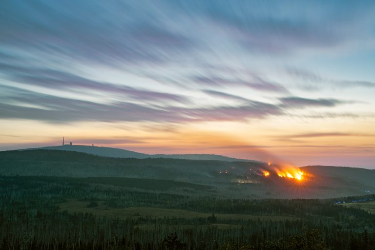 Verheerender Brand am Brocken