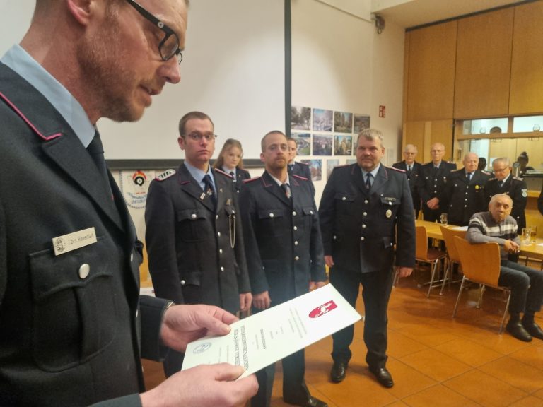 Jahreshauptversammlung der Freiwilligen Feuerwehr Destedt am 11.01.2025
