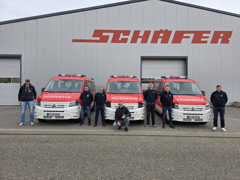 Drei neue Mannschaftswagen für Feuerwehr der Gemeinde Cremlingen