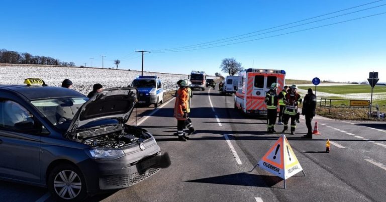 Unfall auf der L 625 bei Hötzum