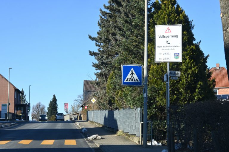 Baustelle „Ortsdurchfahrt Weddel“ geht in die nächste Runde