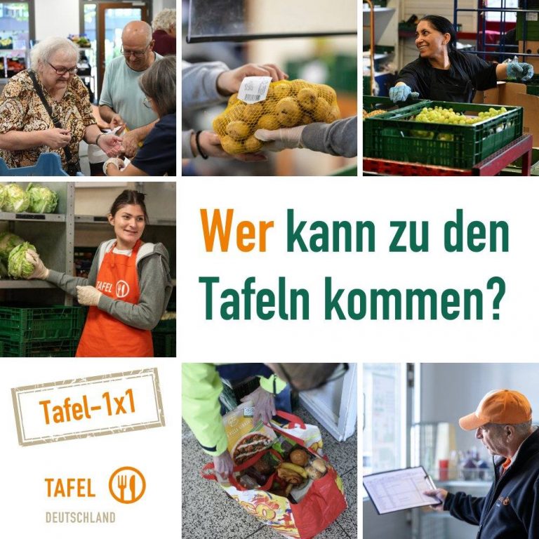 Wer kann zu den Tafeln kommen?