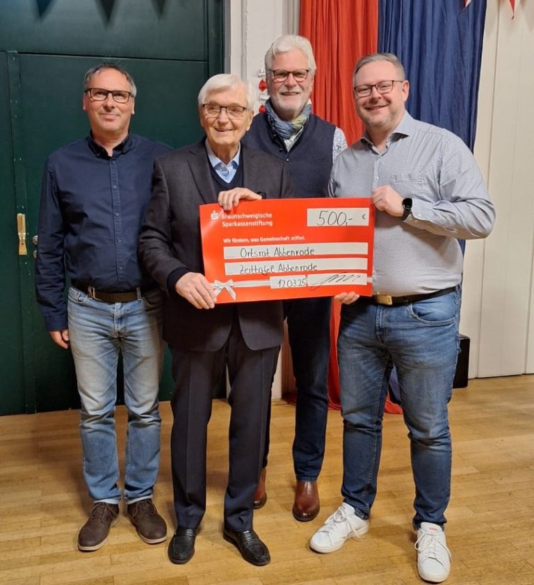 58 Jahre Ehrenamt und Veröffentlichung der Zeittafel Abbenrode