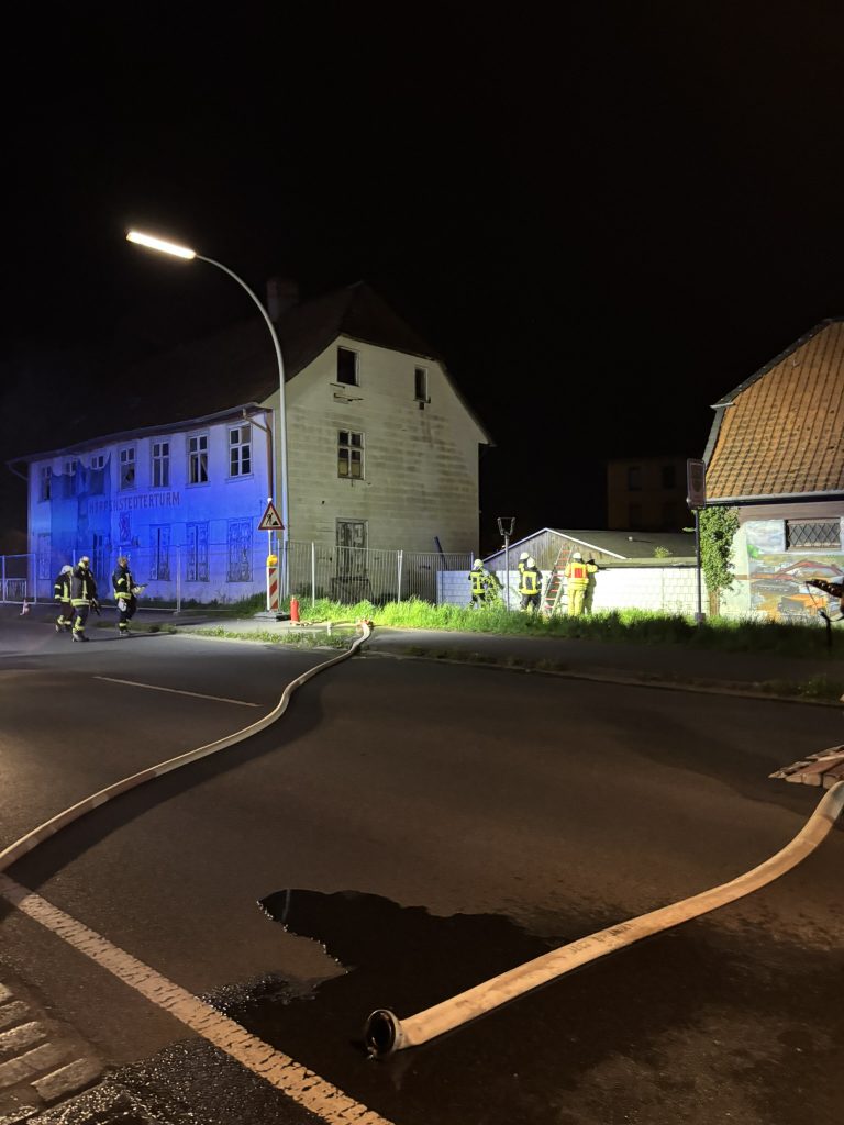 Entstehungsbrand am Schöppenstedter Turm