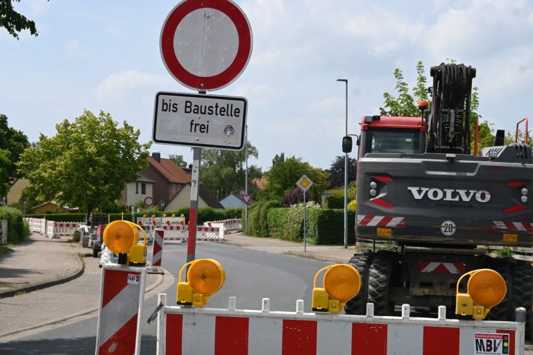 In Juni werden die Bauarbeiten der Schapener Straße in Weddel abgeschlossen