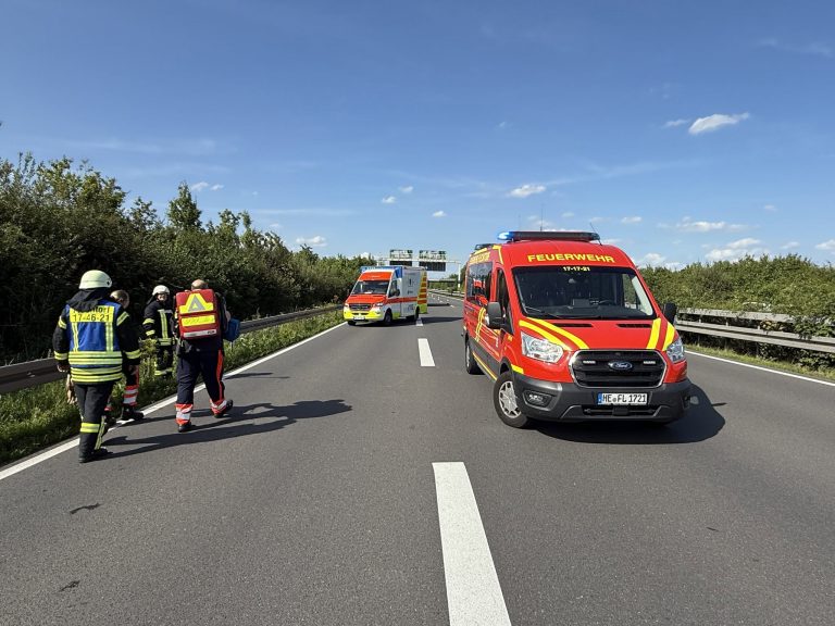 Unfall auf der BAB 39 am 19.07.25