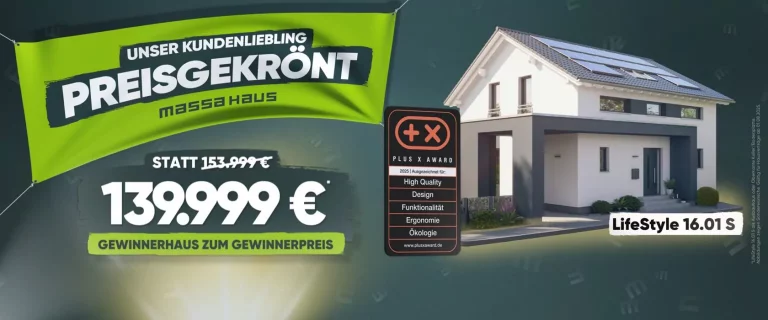 Plus X Award 2025: massa haus erhält Auszeichnung