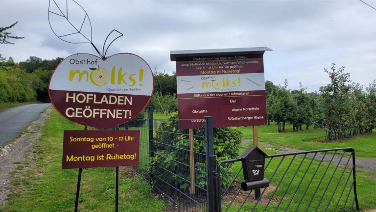 Frisches vom Obsthof Molks direkt aus dem Elm