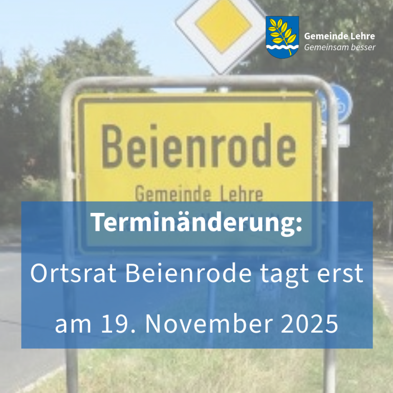 Ortsrat Beienrode verschoben