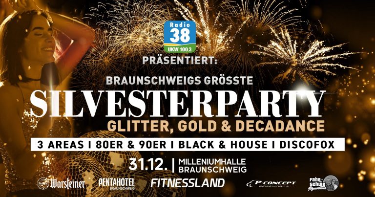 Braunschweig feiert die größte Silvesterparty des Jahres mit Radio38 im MEC