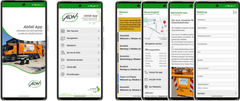 Clever organisiert, einfach entsorgt: Die neue ALW „AbfallApp“