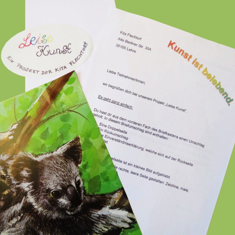 Kita Flechtorf lädt zur Vernissage der Ausstellung „Leise Kunst“ ins Rathaus der Gemeinde Lehre ein