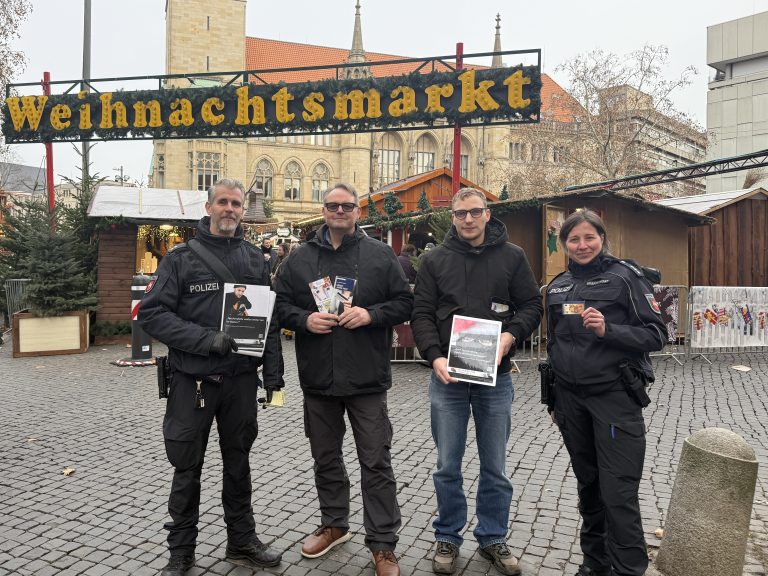 Prävention auf dem Weihnachtsmarkt