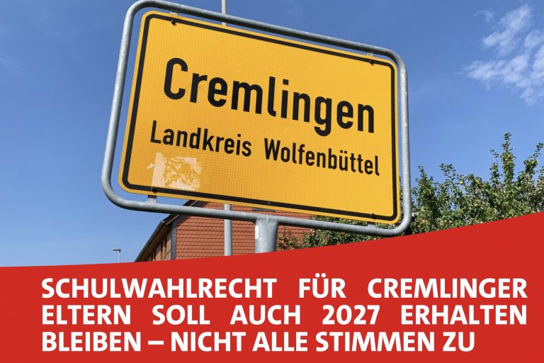 Schulwahlrecht  für Cremlinger Eltern soll auch 2027 erhalten bleiben – nicht alle stimmen zu
