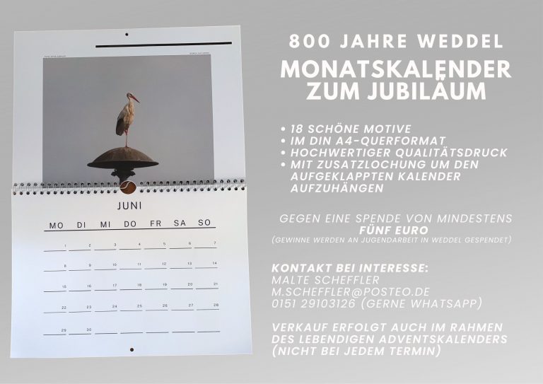 Weddeler Ortsrat bringt Jubiläumskalender raus