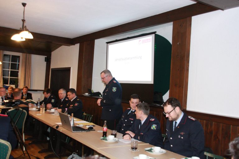 Jahreshauptversammlung der Freiwilligen Feuerwehr Hordorf