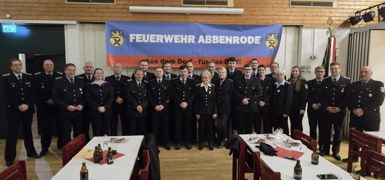 Jahreshauptversammlung der freiwilligen Feuerwehr Abbenrode