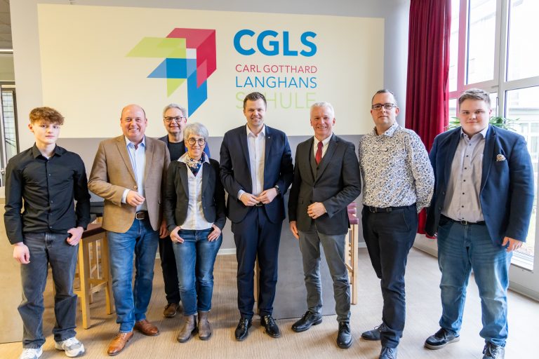 CDU-Vertreter zu Gast an der Carl-Gotthard-Langhans-Schule