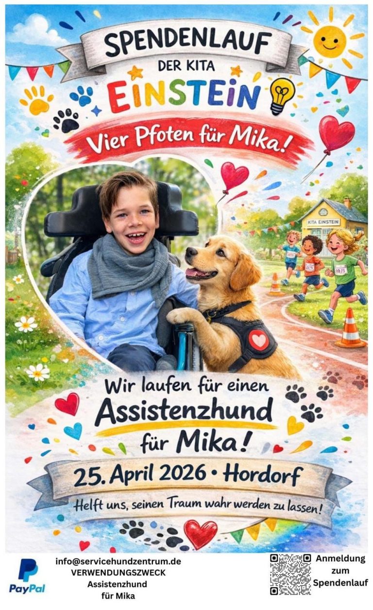 Programm für den Spendenlauf für Mika!