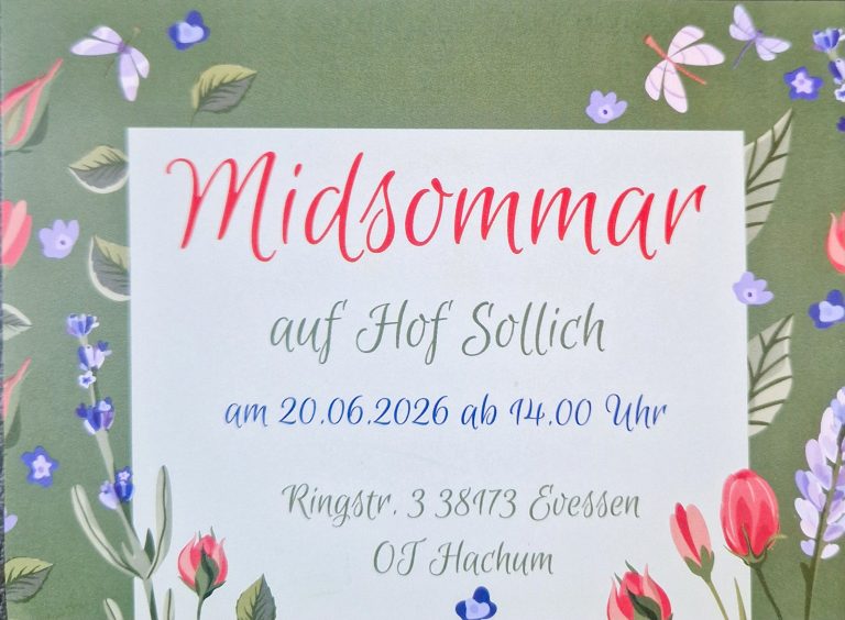 Midsommar auf dem Hof Sollich