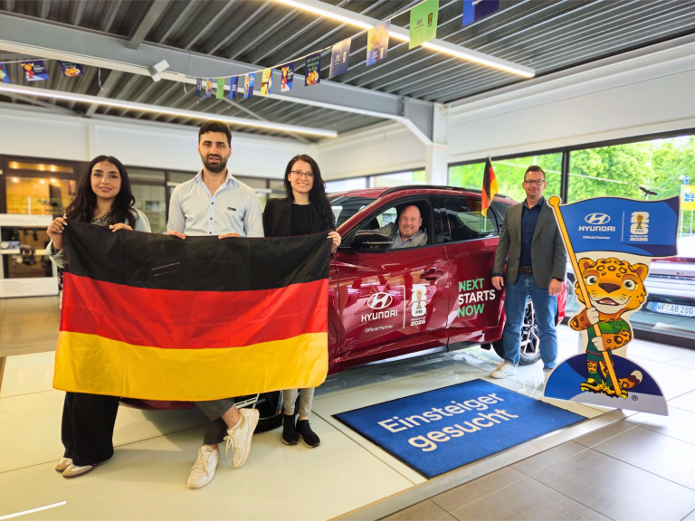 Deutschlandwochen gestartet – Autohaus Gebrüder Bormann setzt Zeichen zur Fußball-Weltmeisterschaft