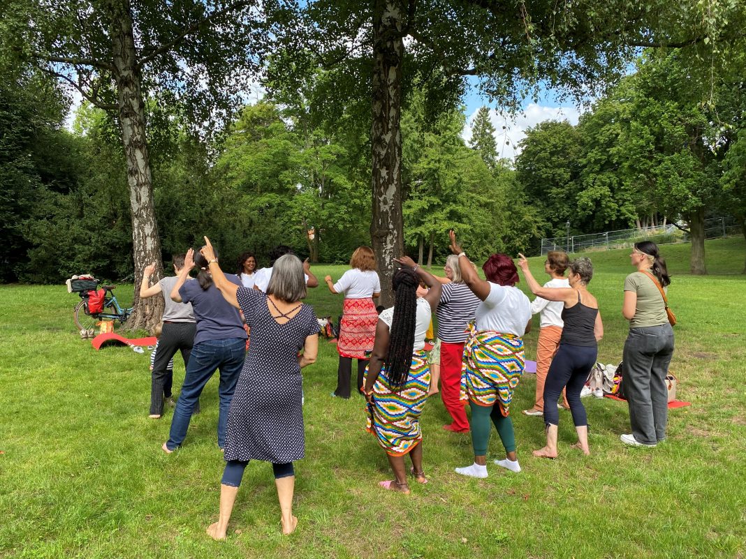 Bewegt im Park